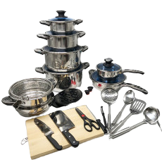 German 30pcs stainless steel cookware