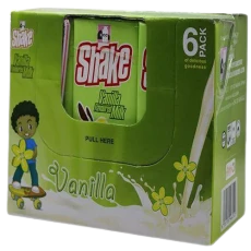 Kcc shake 6 pack 250ml vanilla flavour