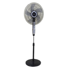 Stand Fan, 16", Black & Silver MFS1621