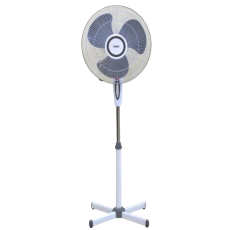 Stand Fan, 16", Grey & White MFS1602GW